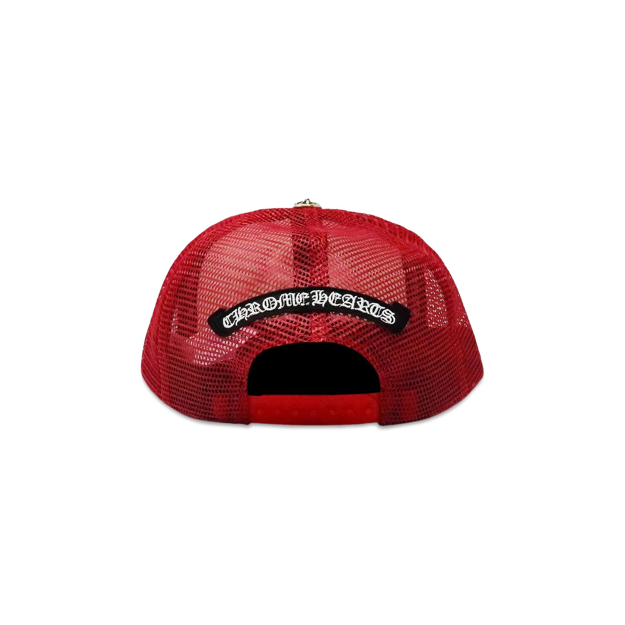 Chrome Hearts Multi Cross Trucker Hat 'Red/White' - 2