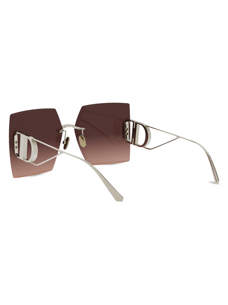 Women's 30Montaigne S7U 64MM Square Sunglasses - Gradient Brown Rose 4