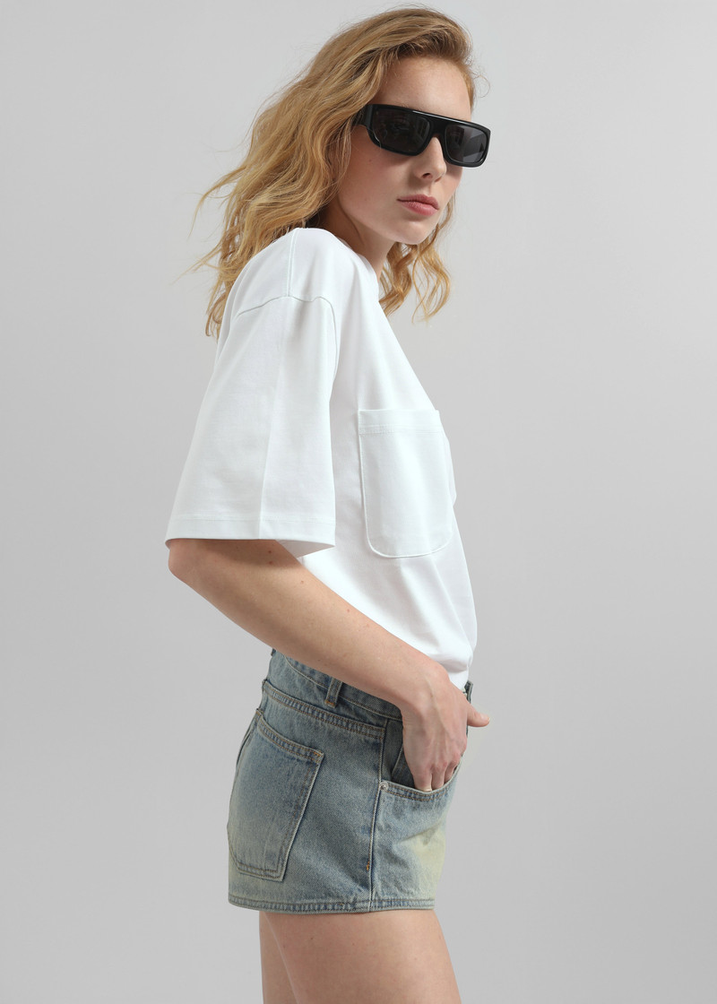 Yuri Boxy Super Soft Tee - White 4