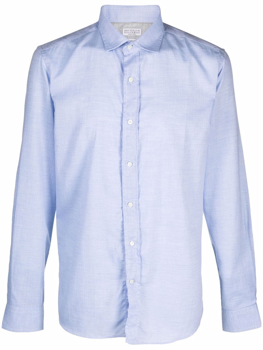 plain chambray shirt - 1