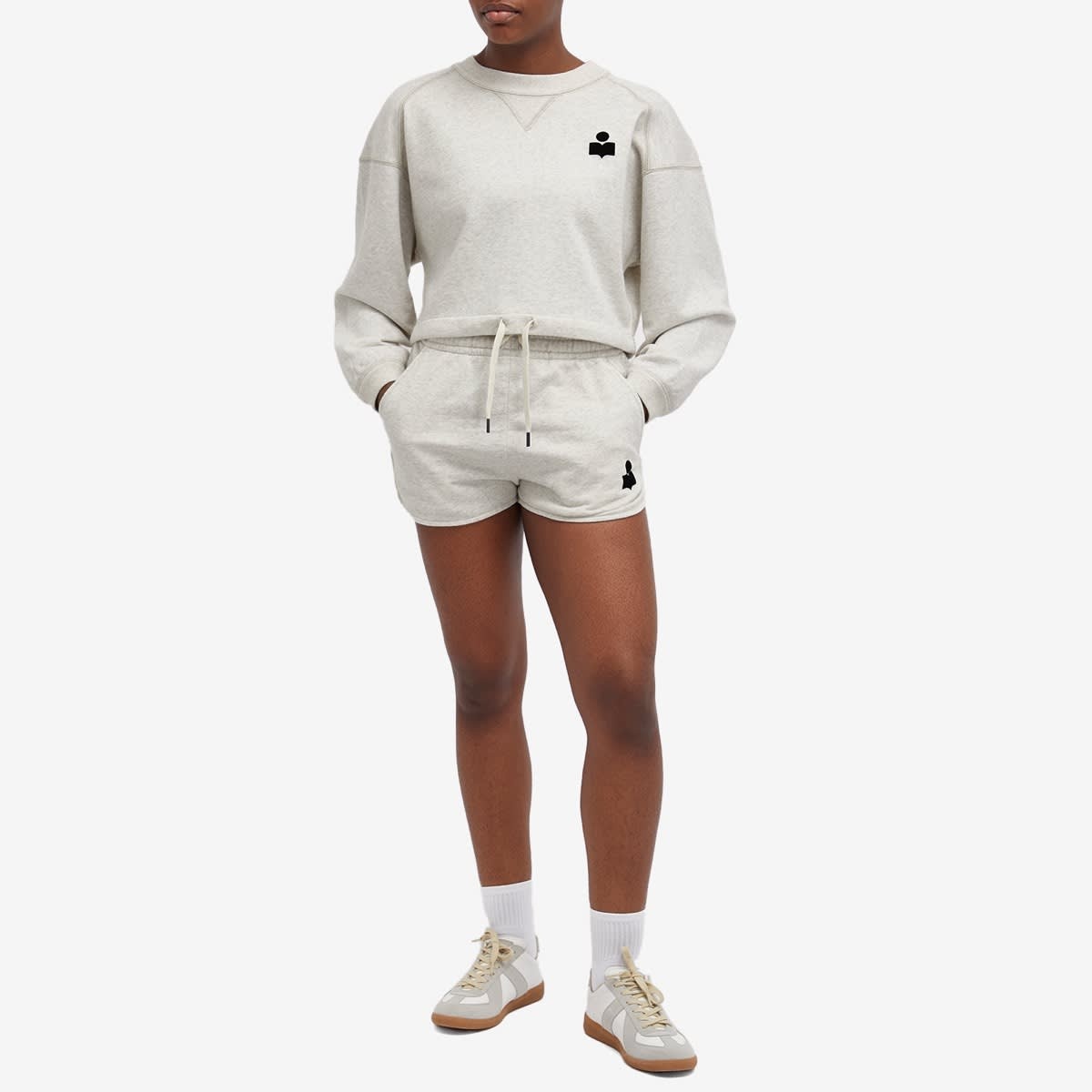 Isabel Marant Étoile Mifa Shorts with Logo - 4