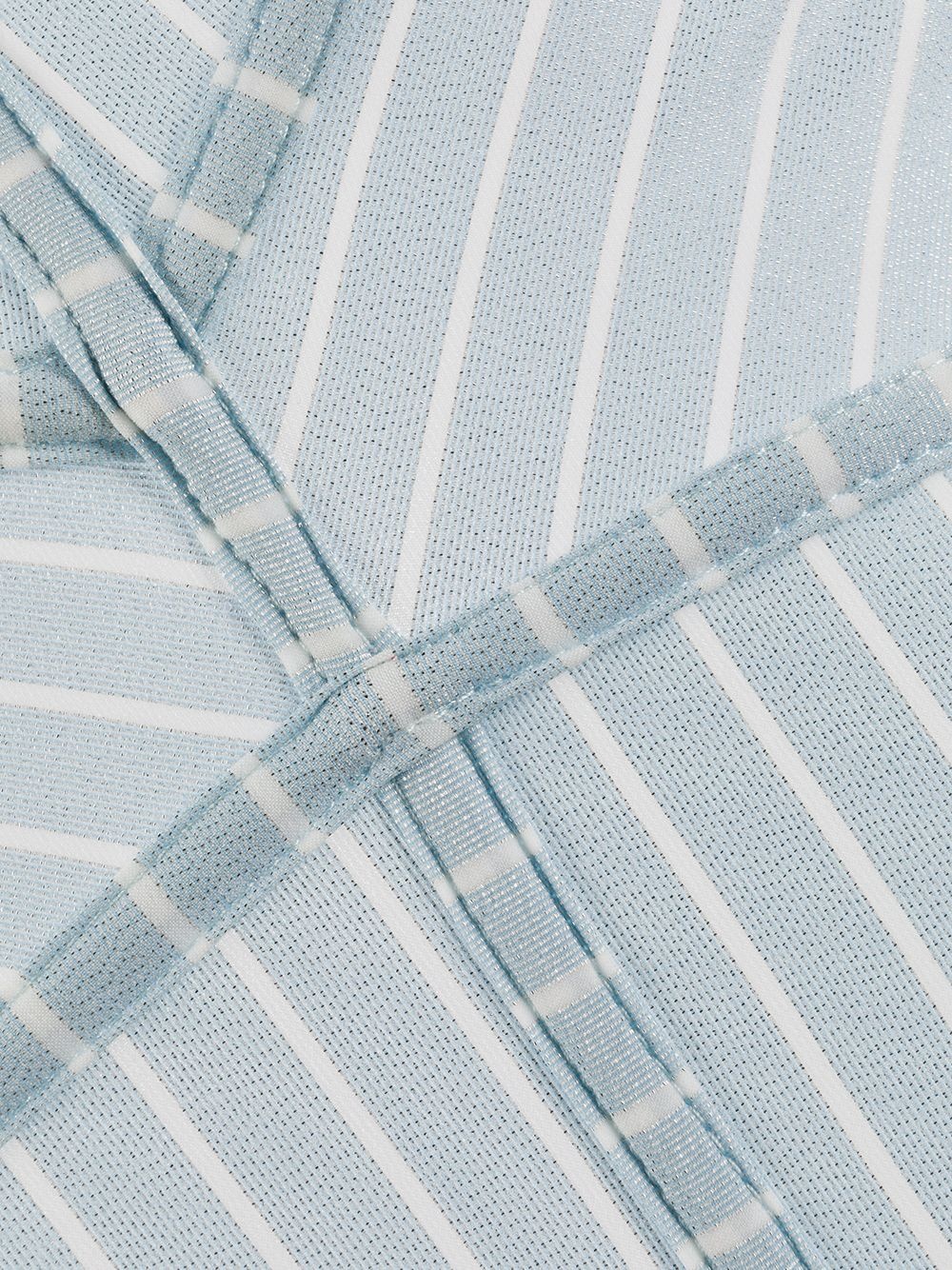 striped tie back swimsuit - 3