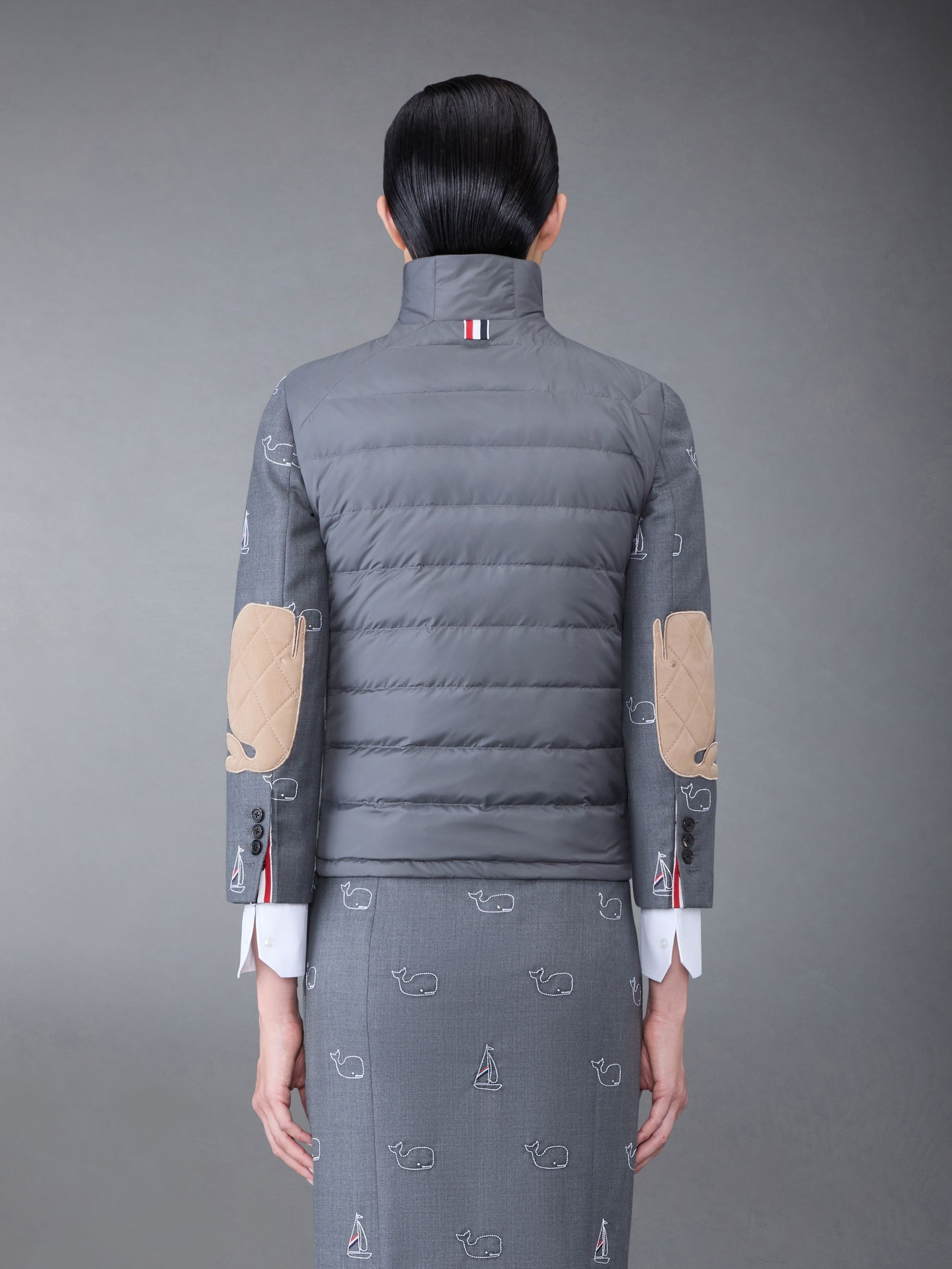 Ultralight Tech Down 4-Bar Packable Funnel Neck Vest - 2