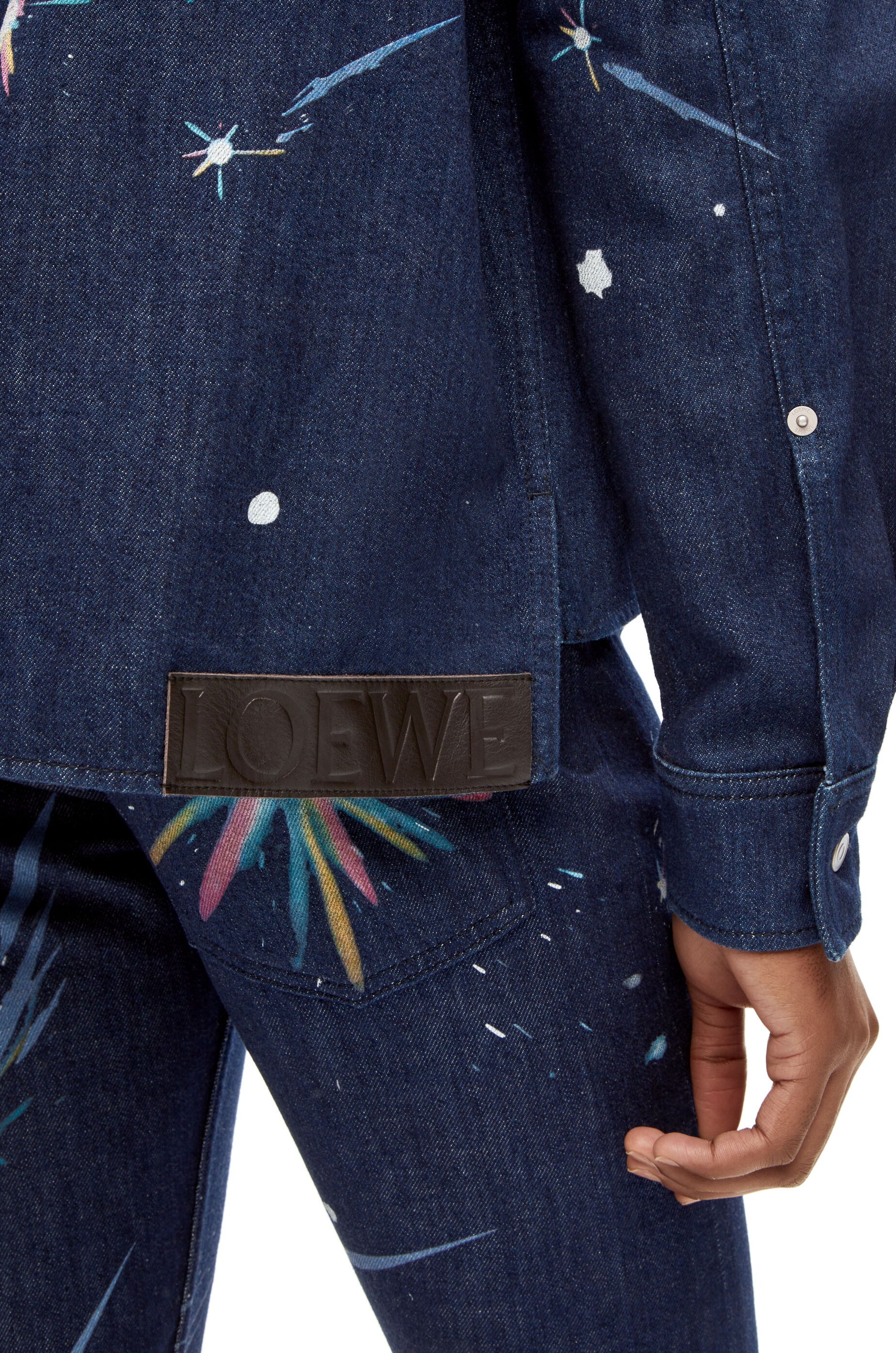 Magical Sky overshirt in denim - 5