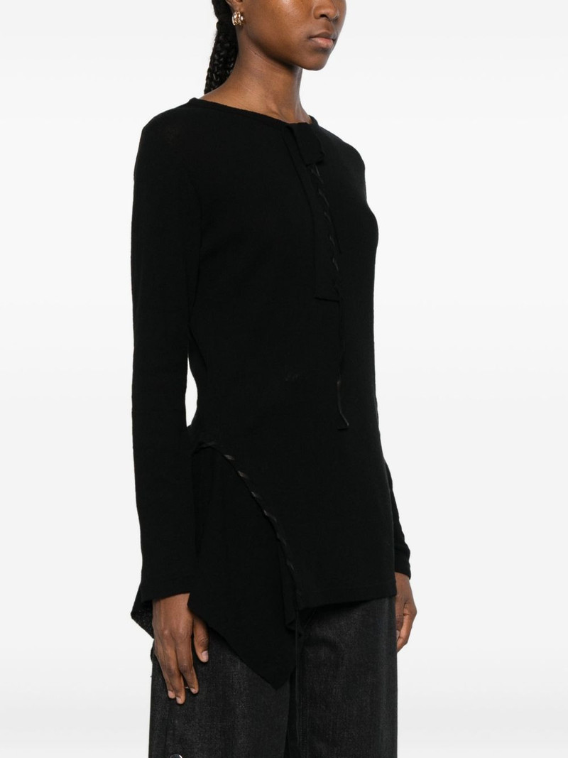 asymmetric knitted top 3