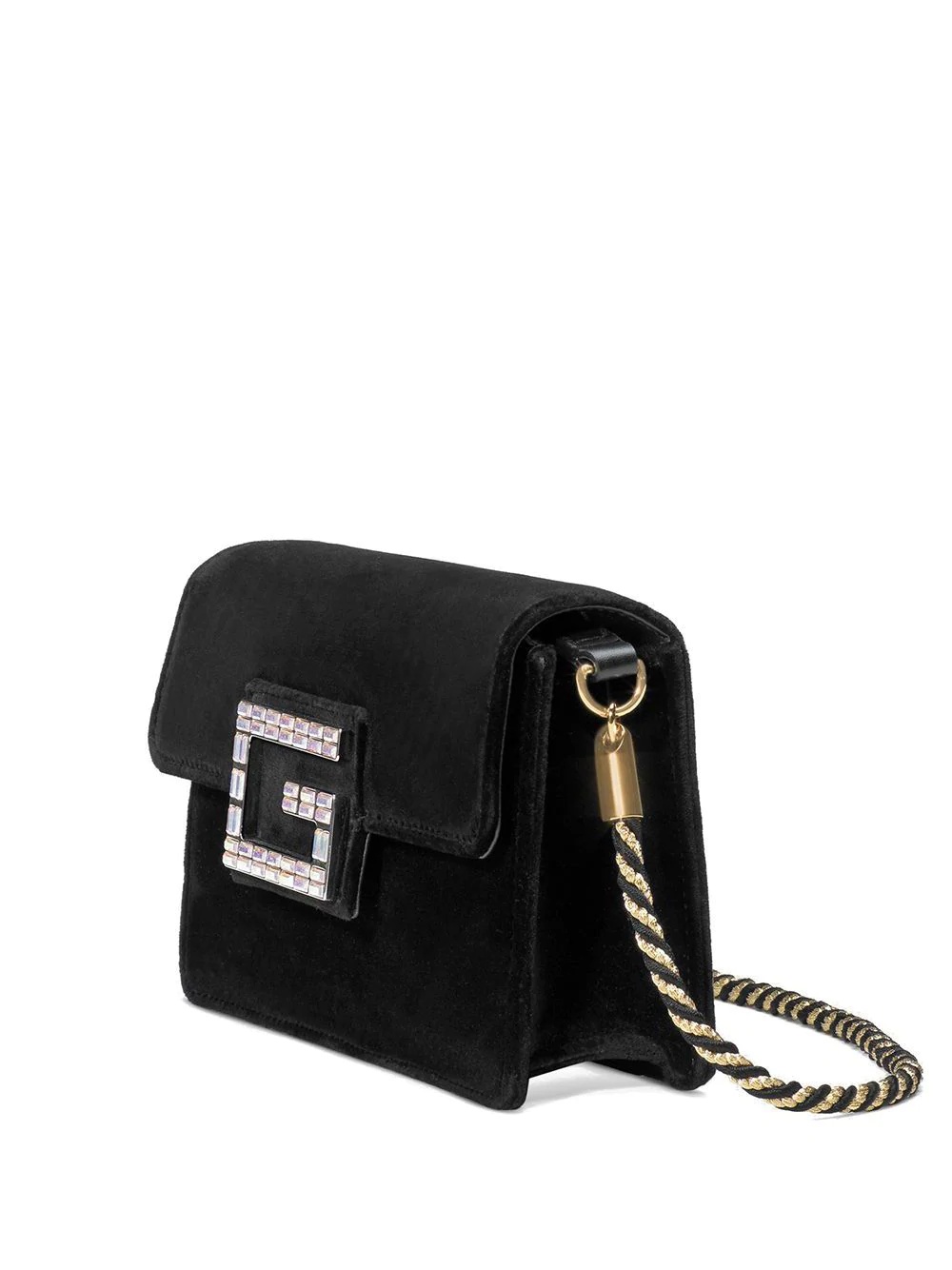 black Shoulder bag with Square G - 4