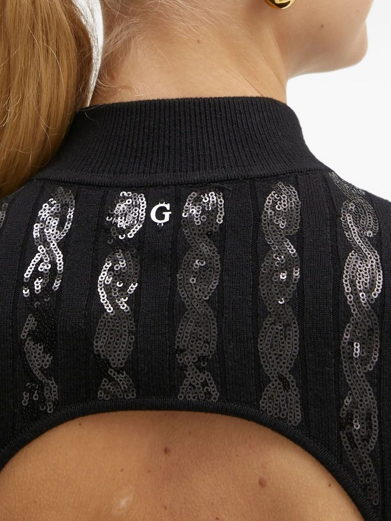 sequin-embellishment mini dress 3