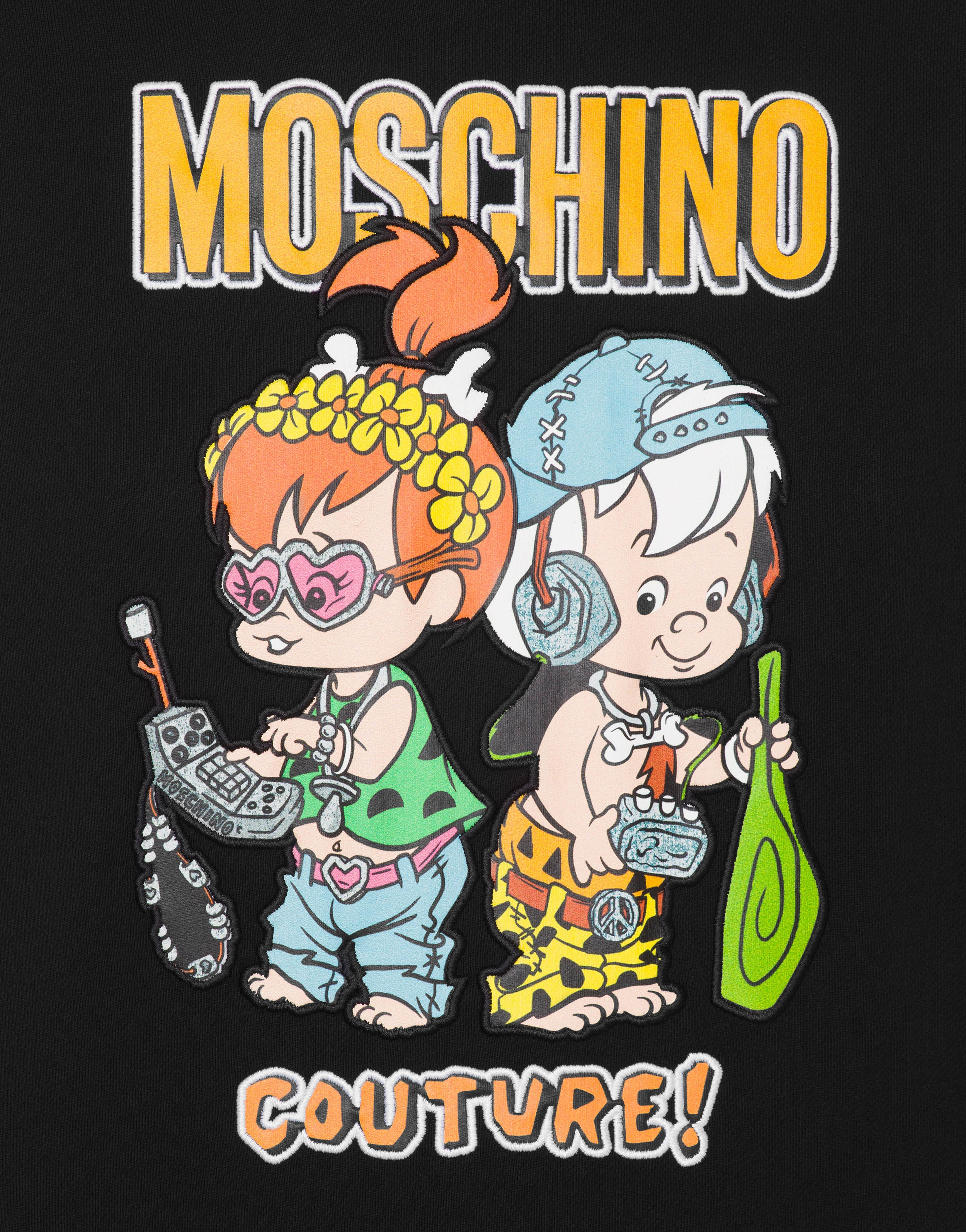 MOSCHINO X THE FLINTSTONES™ HOODED SWEATSHIRT - 4