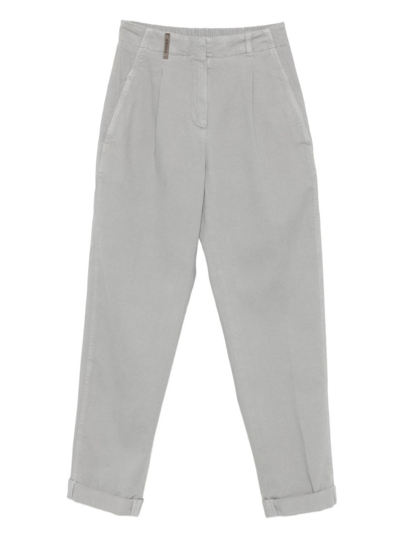 pleated-pocket trousers 1
