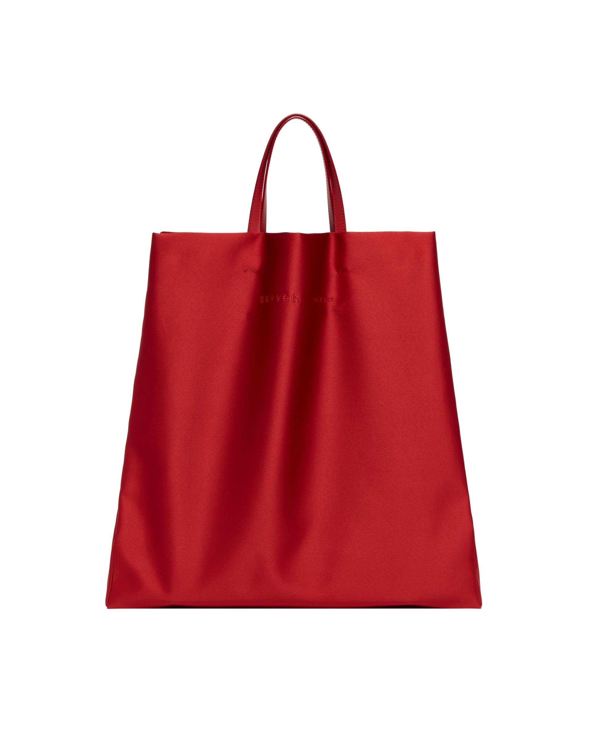 Red Satin Jeanne Tote Bag - 3