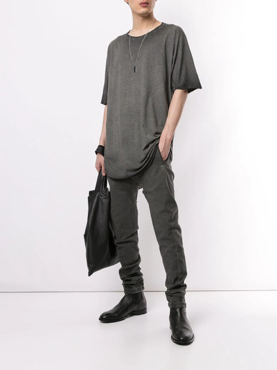 Boris Bidjan Saberi gradient-effect long T-shirt outlook