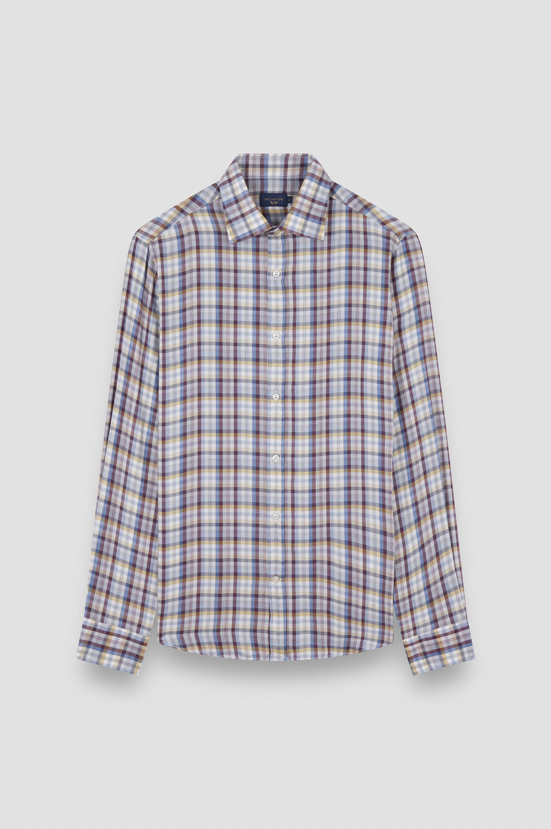X-SOFT SHIRT WITH CHECKERED PATTERN - 1