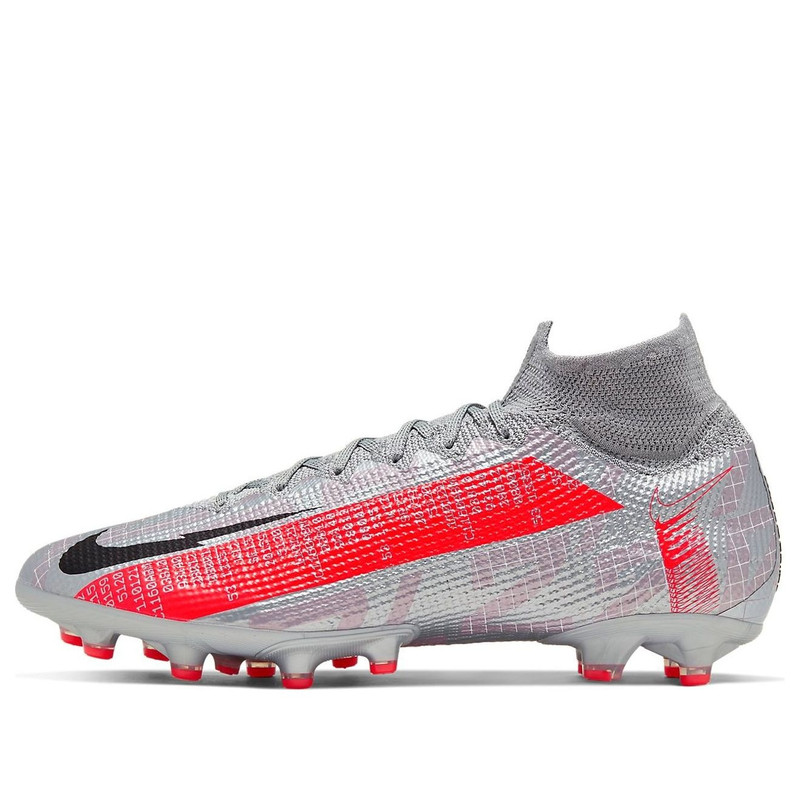 Nike Mercurial Superfly 7 Elite AG Pro 'Metallic Grey Crimson' AT7892-906 - 1