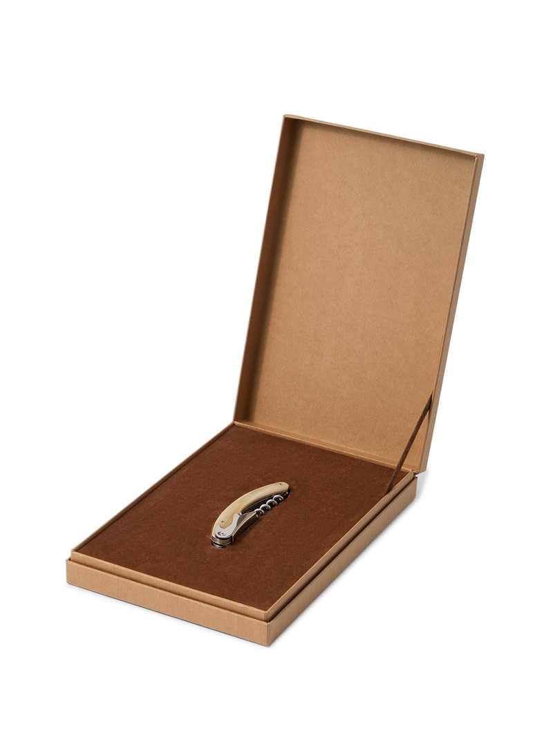 Buffalo Horn and Steel Corkscrew - Natural Horn 3