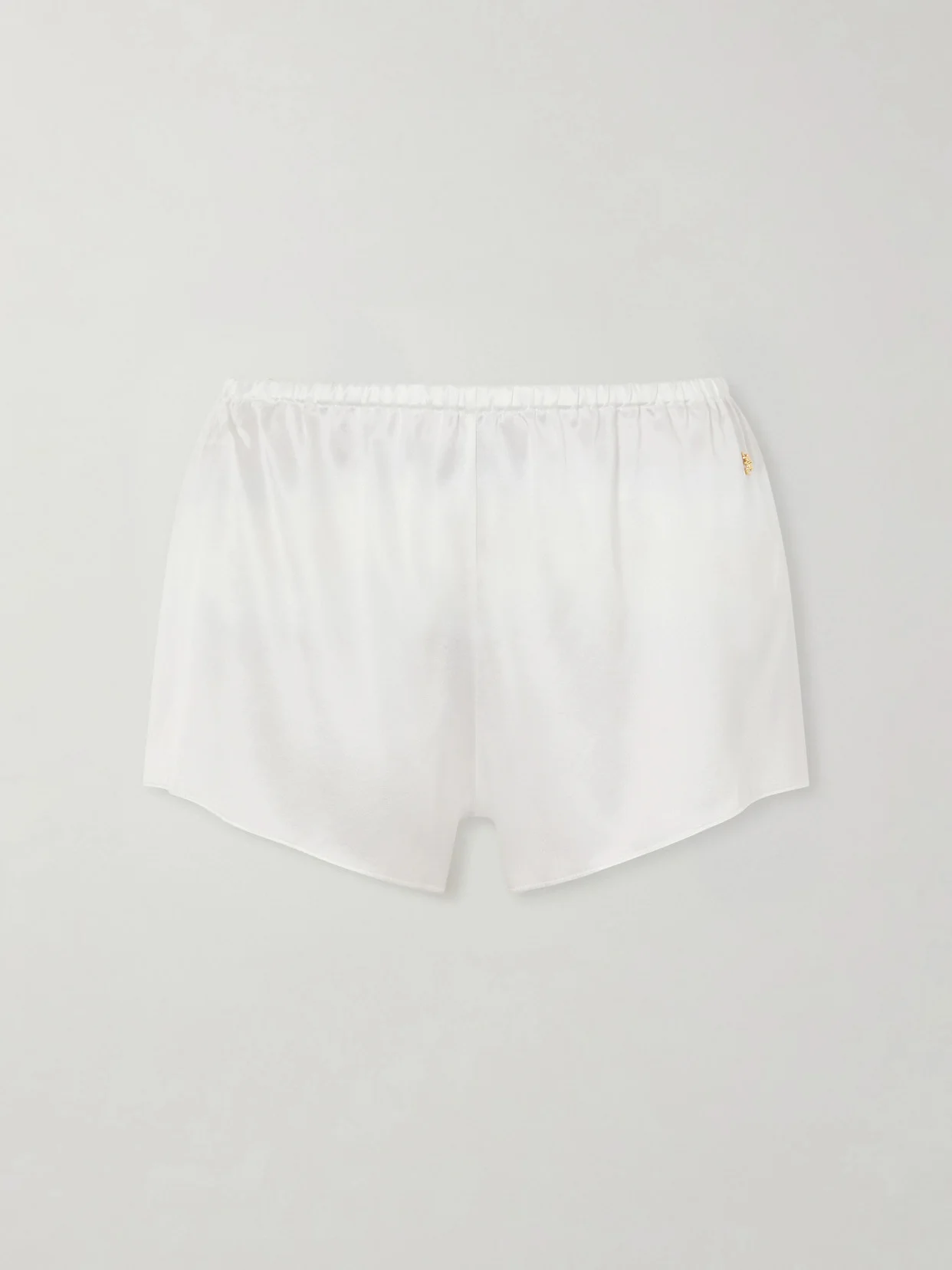 Lane Silk-blend Satin Shorts - 1