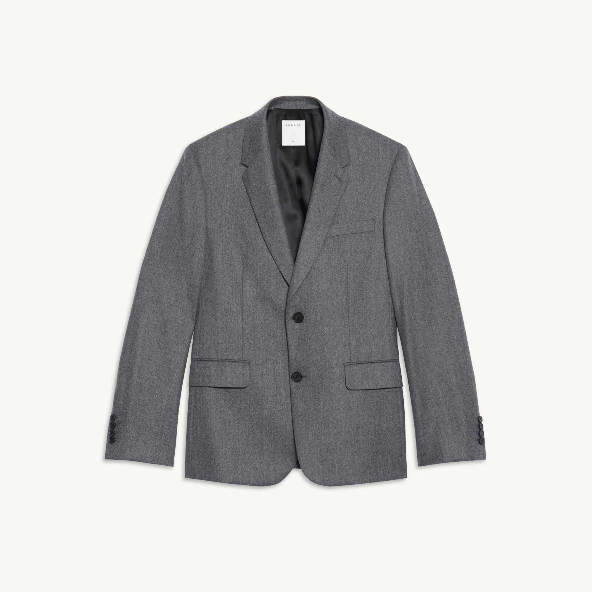 Flannel suit jacket - 1