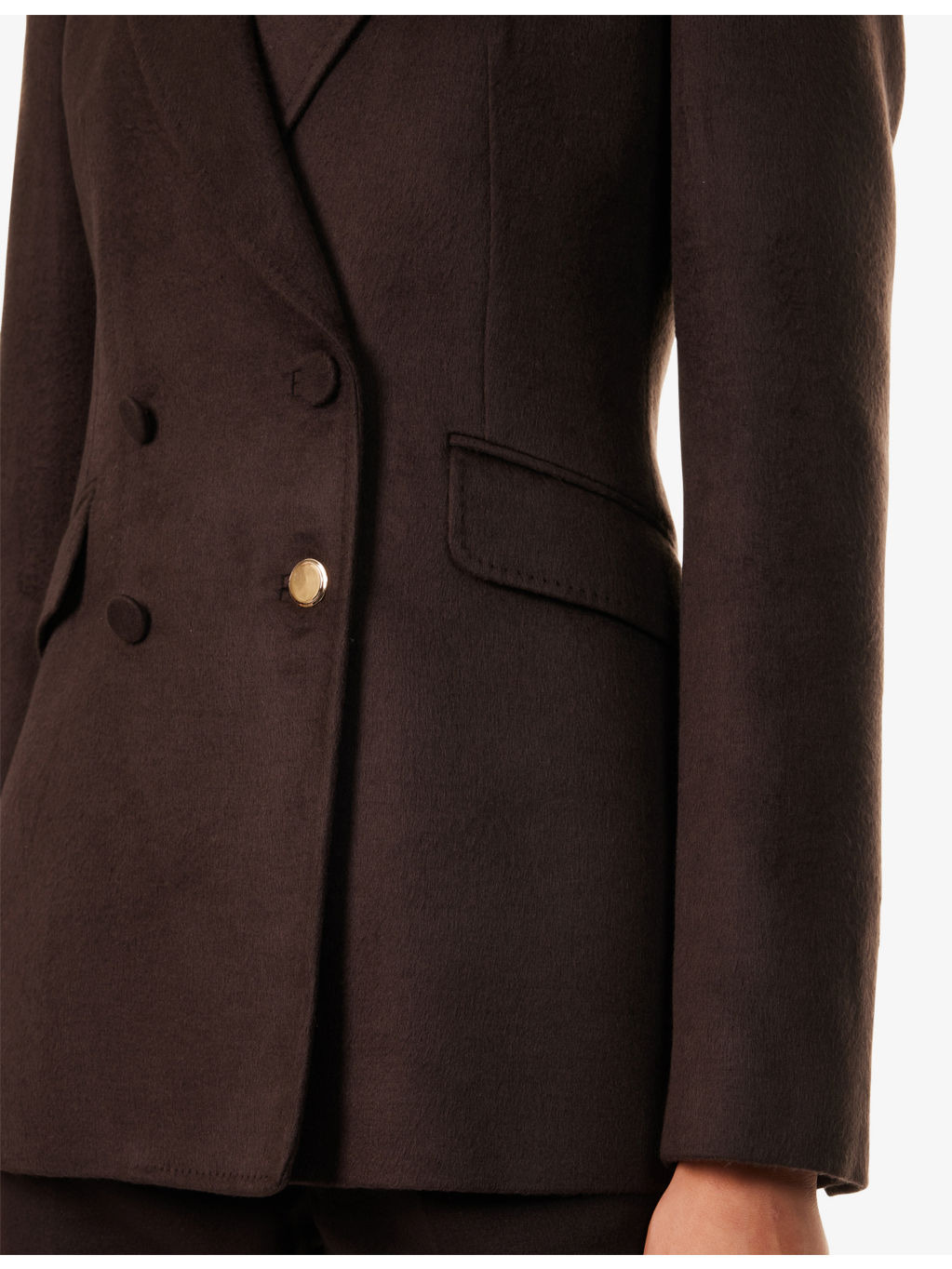Stephanie Brushed Silk Blazer - 5