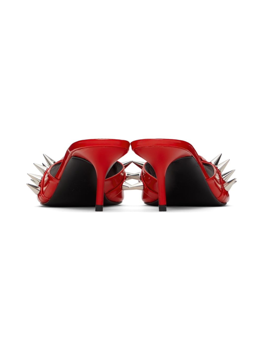 Red Heart Heeled Sandals - 2