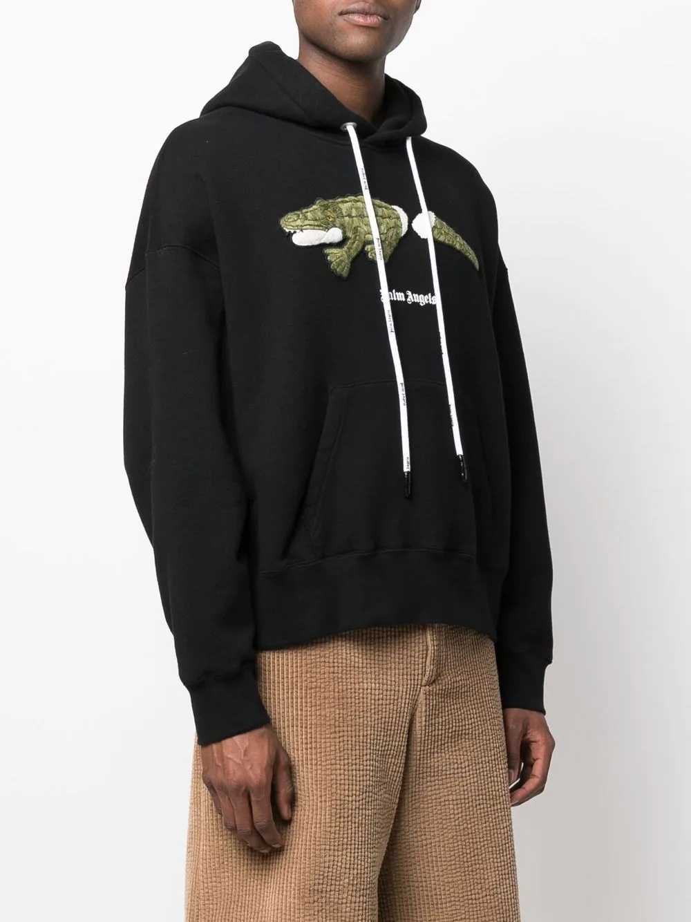 crocodile cotton hoodie - 3