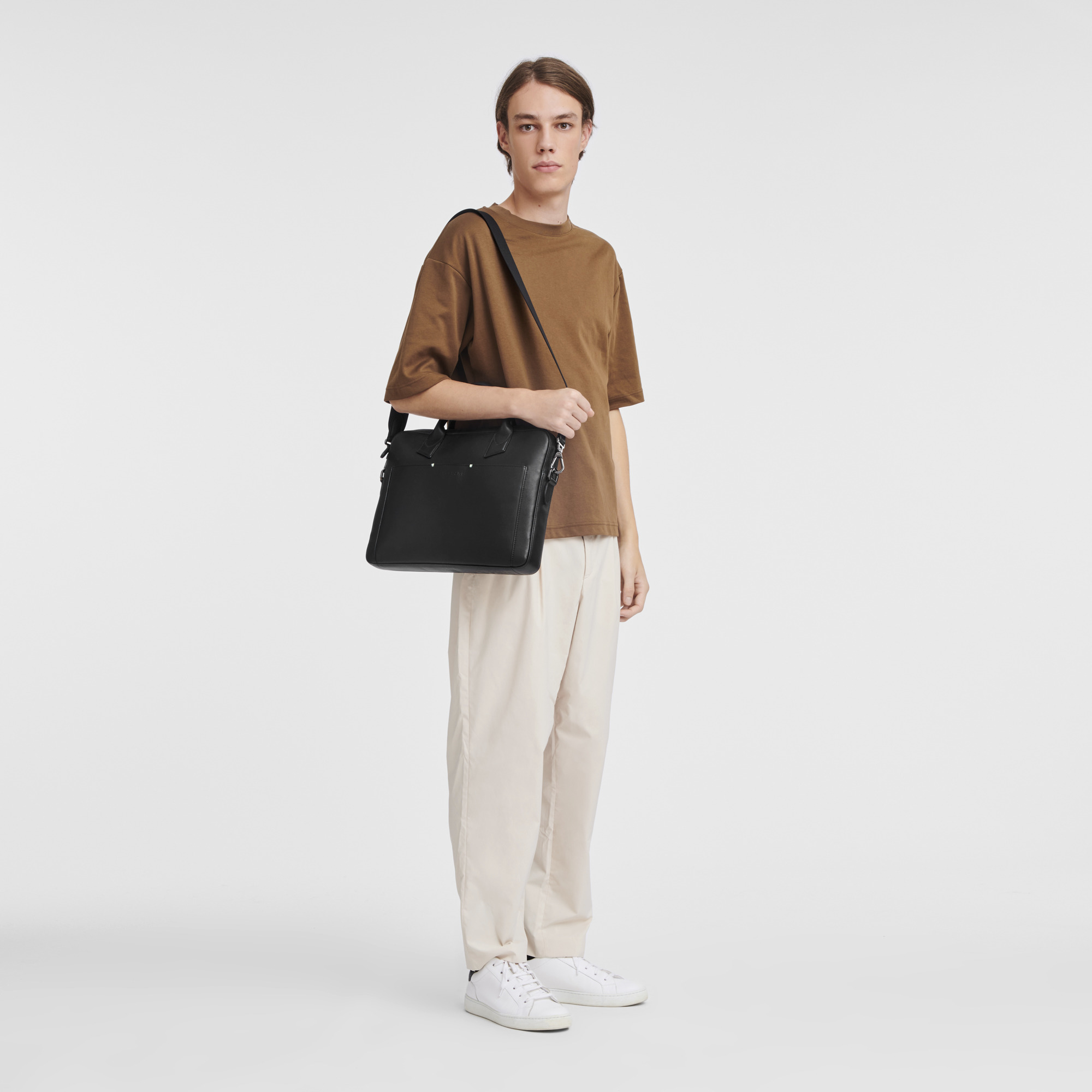 Longchamp sur Seine Briefcase Black - Leather - 2