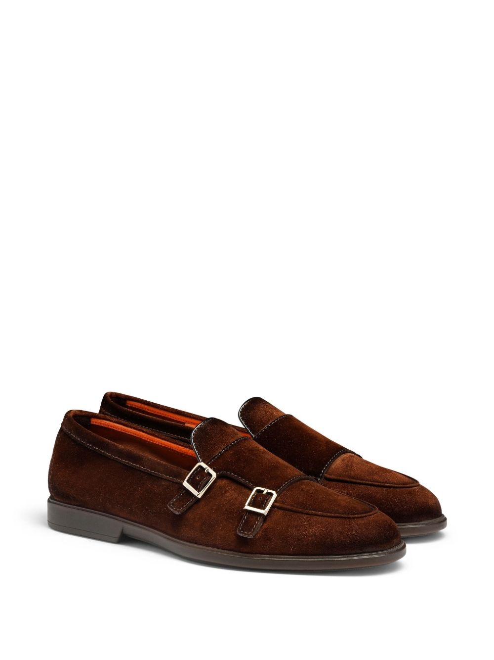 suede monk shoes - 2