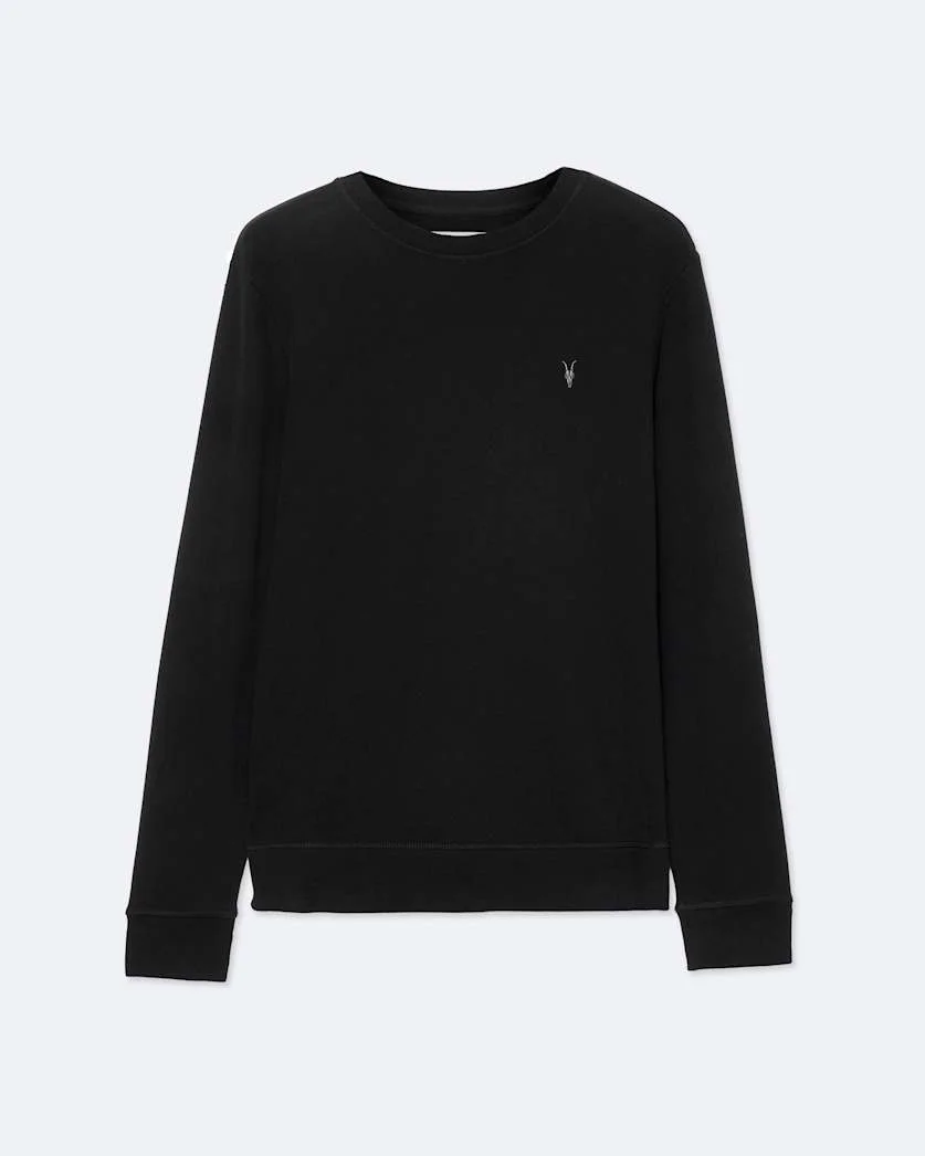 RAVEN CREW NECK RAMSKULL SWEATSHIRT - 1