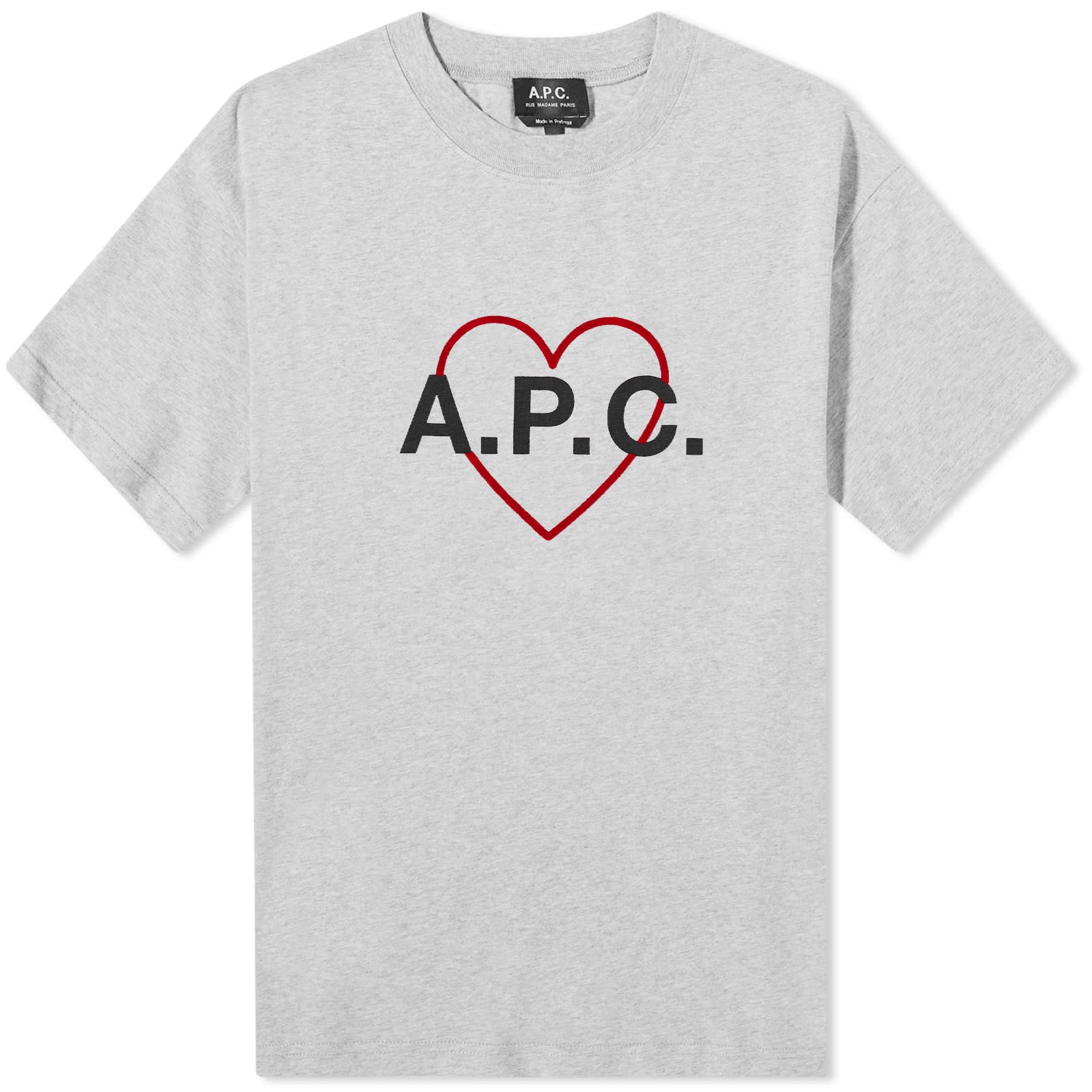 A.P.C. A.P.C. Billy Heart Logo T-Shirt | REVERSIBLE