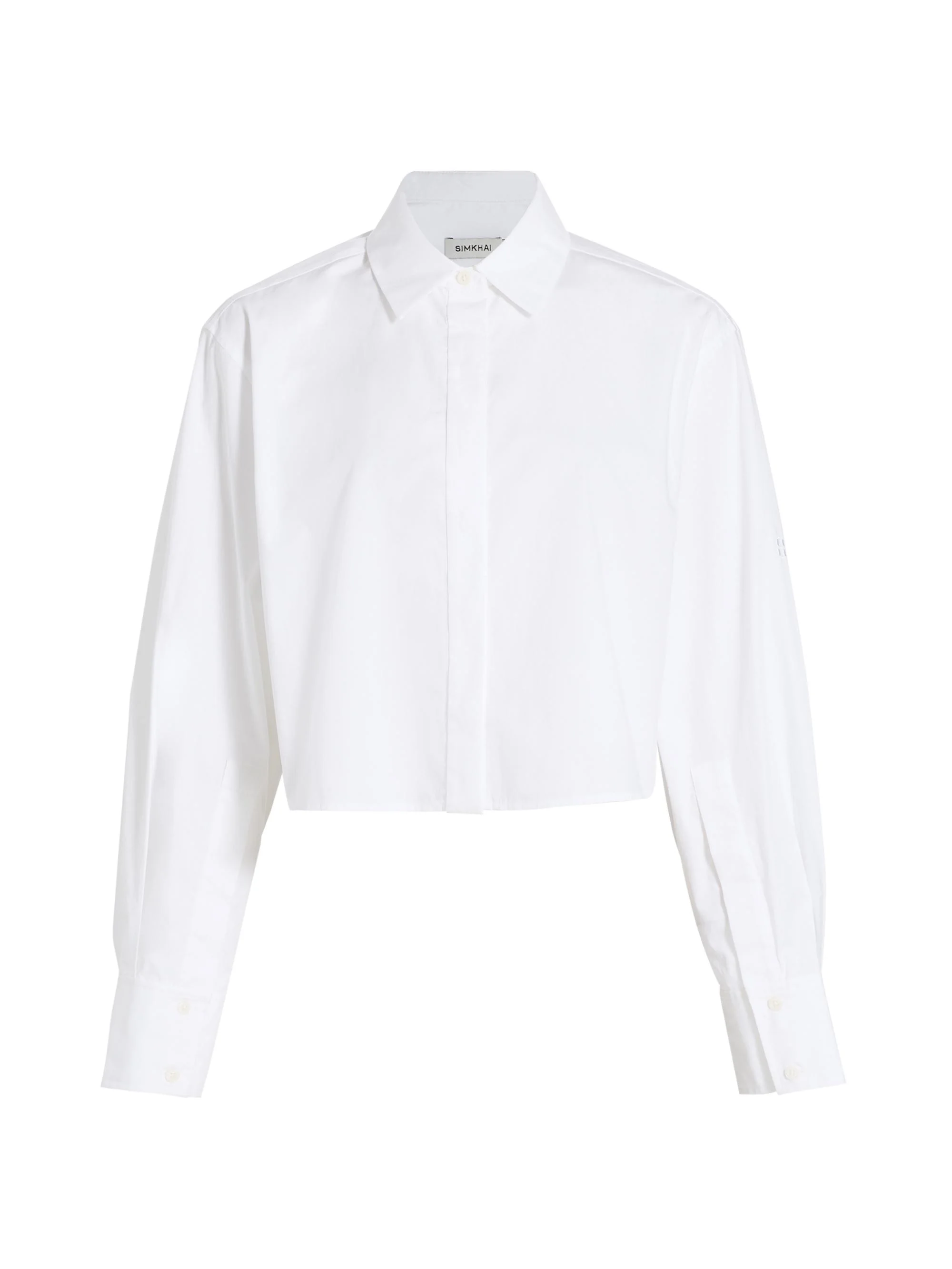 Women's Renata Crop Shirt - White - 1