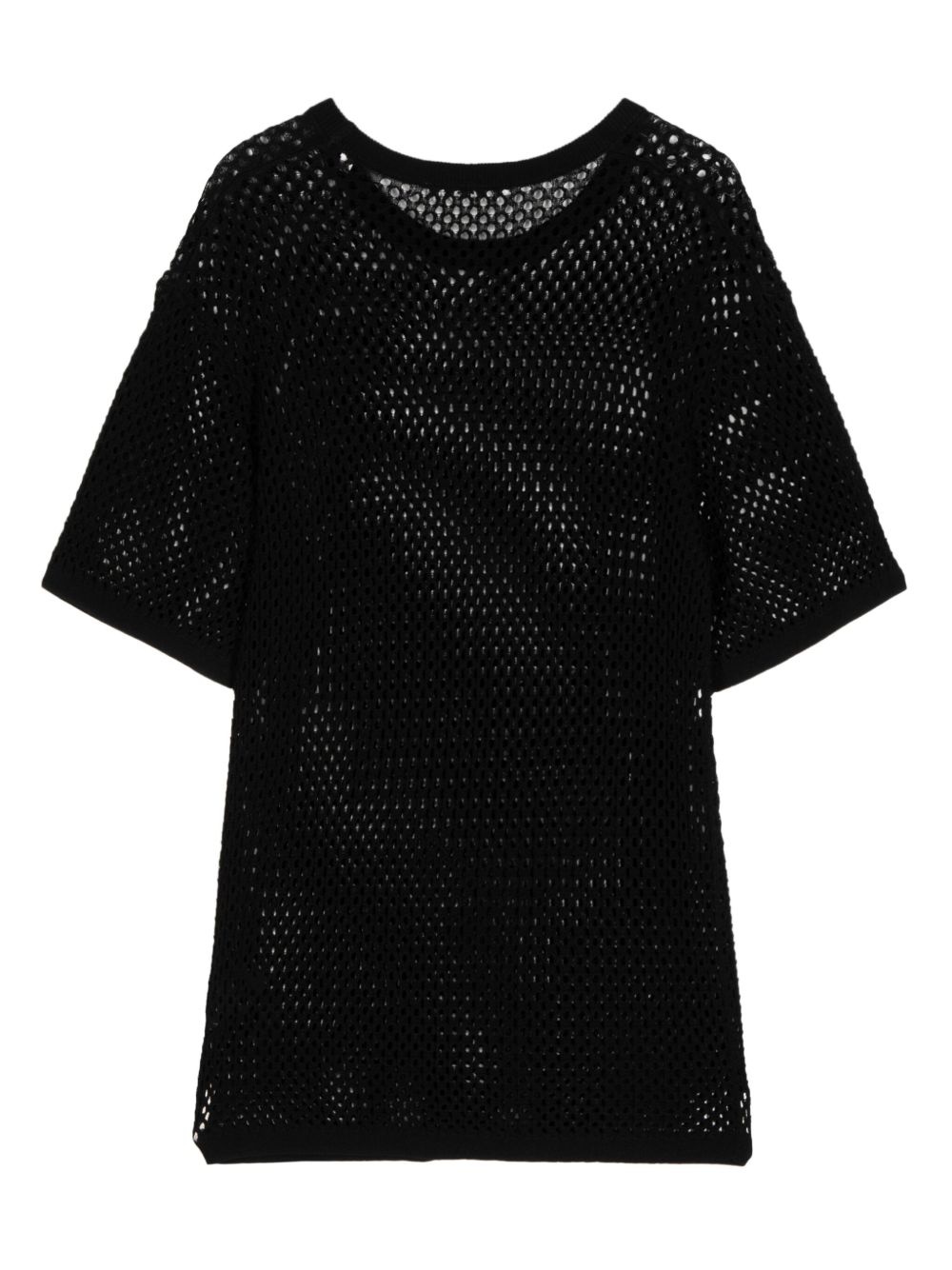 round-neck knit T-shirt - 2