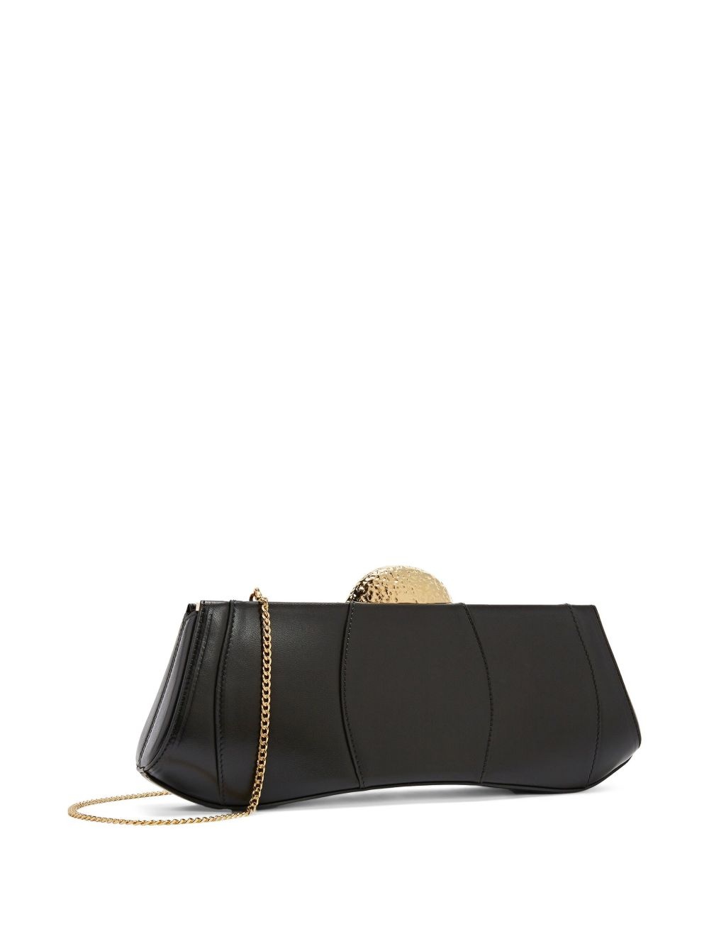 leather clutch bag - 3