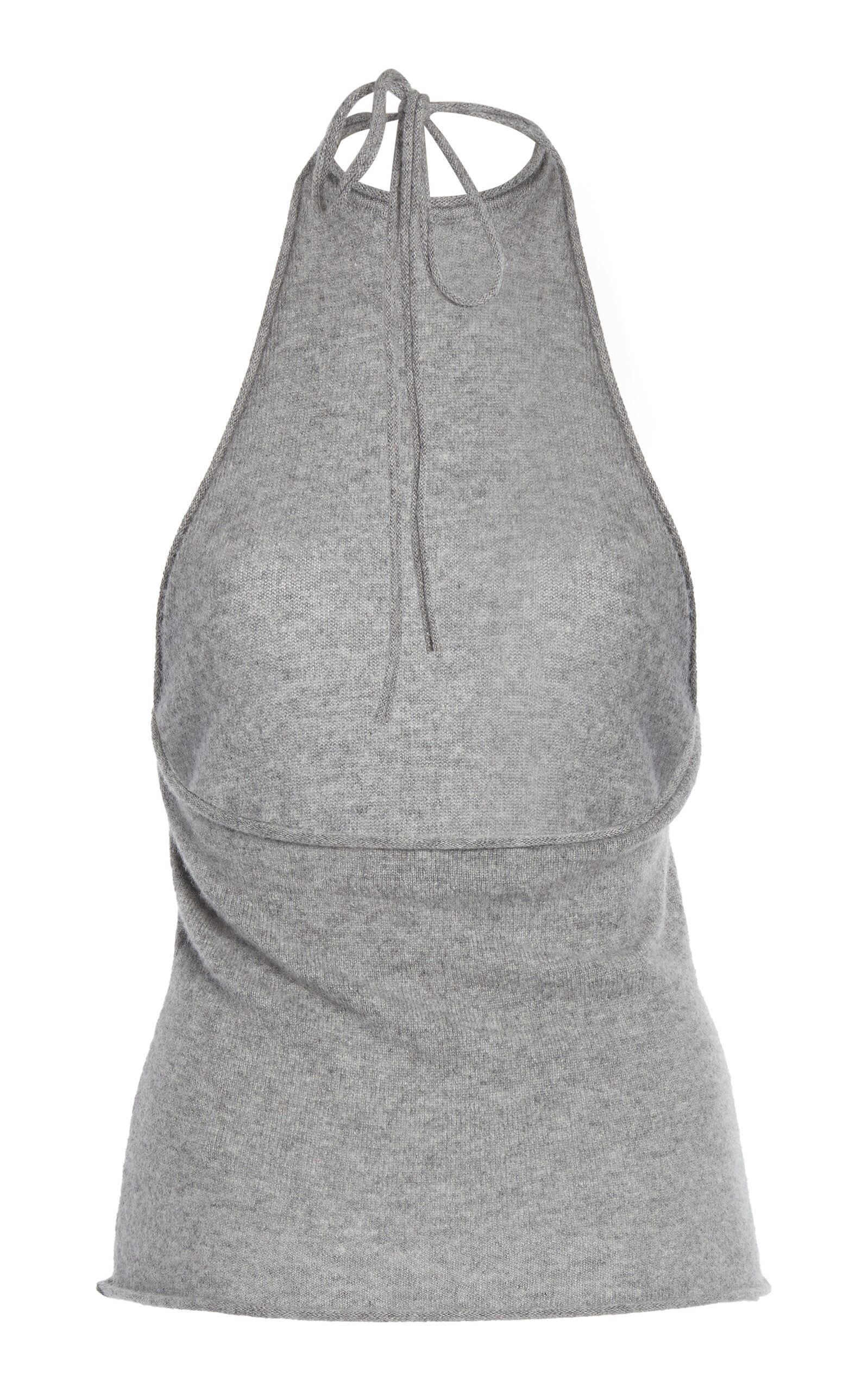 Cashmere Halter Tank Top grey - 5