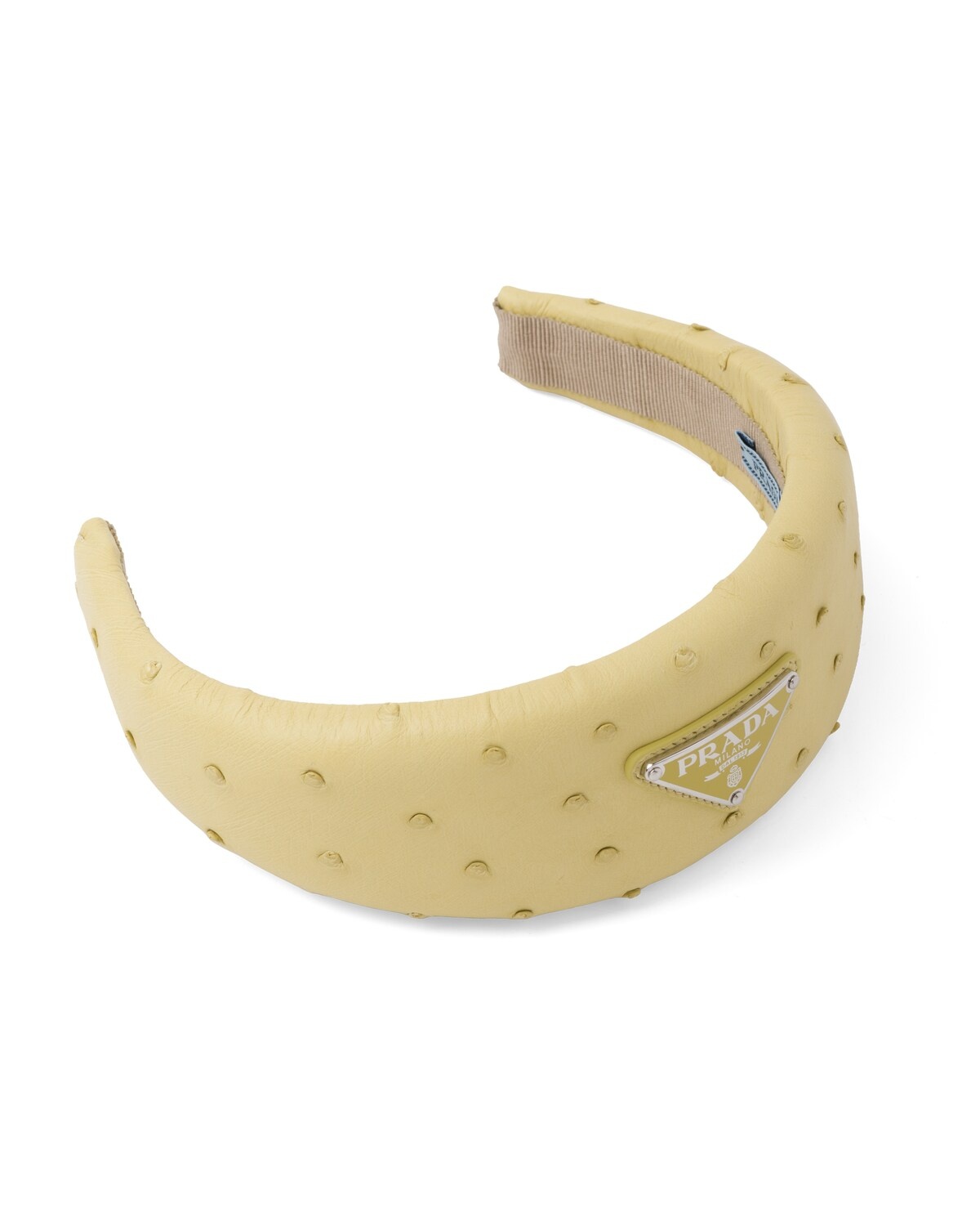 Ostrich leather headband - 3