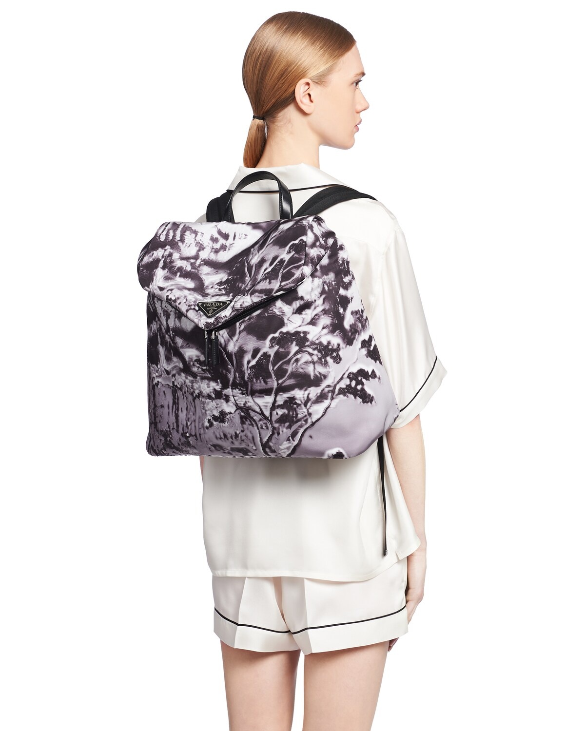 Printed Re-Nylon backpack - 2