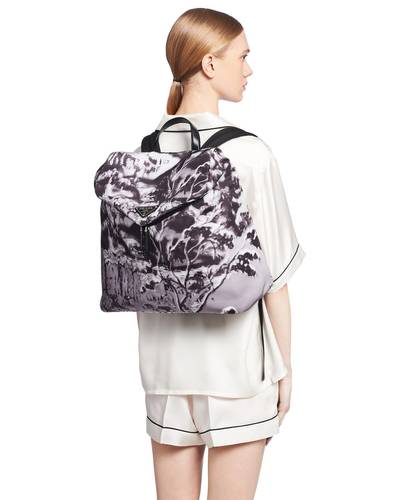 Prada Printed Re-Nylon backpack outlook