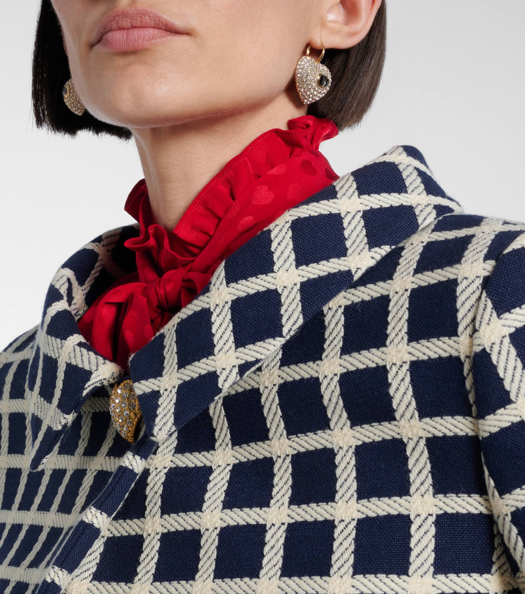 Cœur Royale crystal-embellished earrings - 3