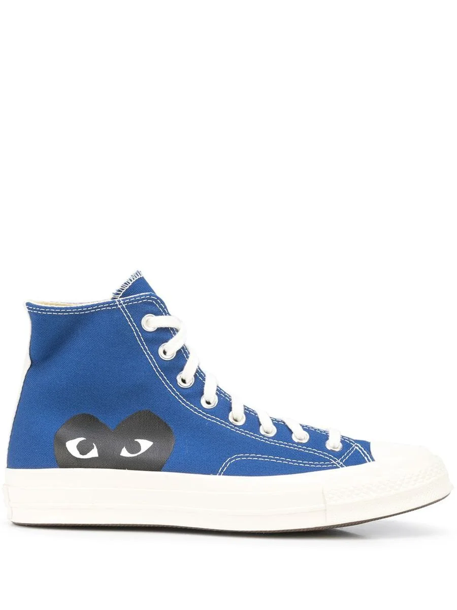 Comme Des Garçons Play COMME DES GARÇONS PLAY NEW BIG HEART CT70 HI TOP SHOES - 1