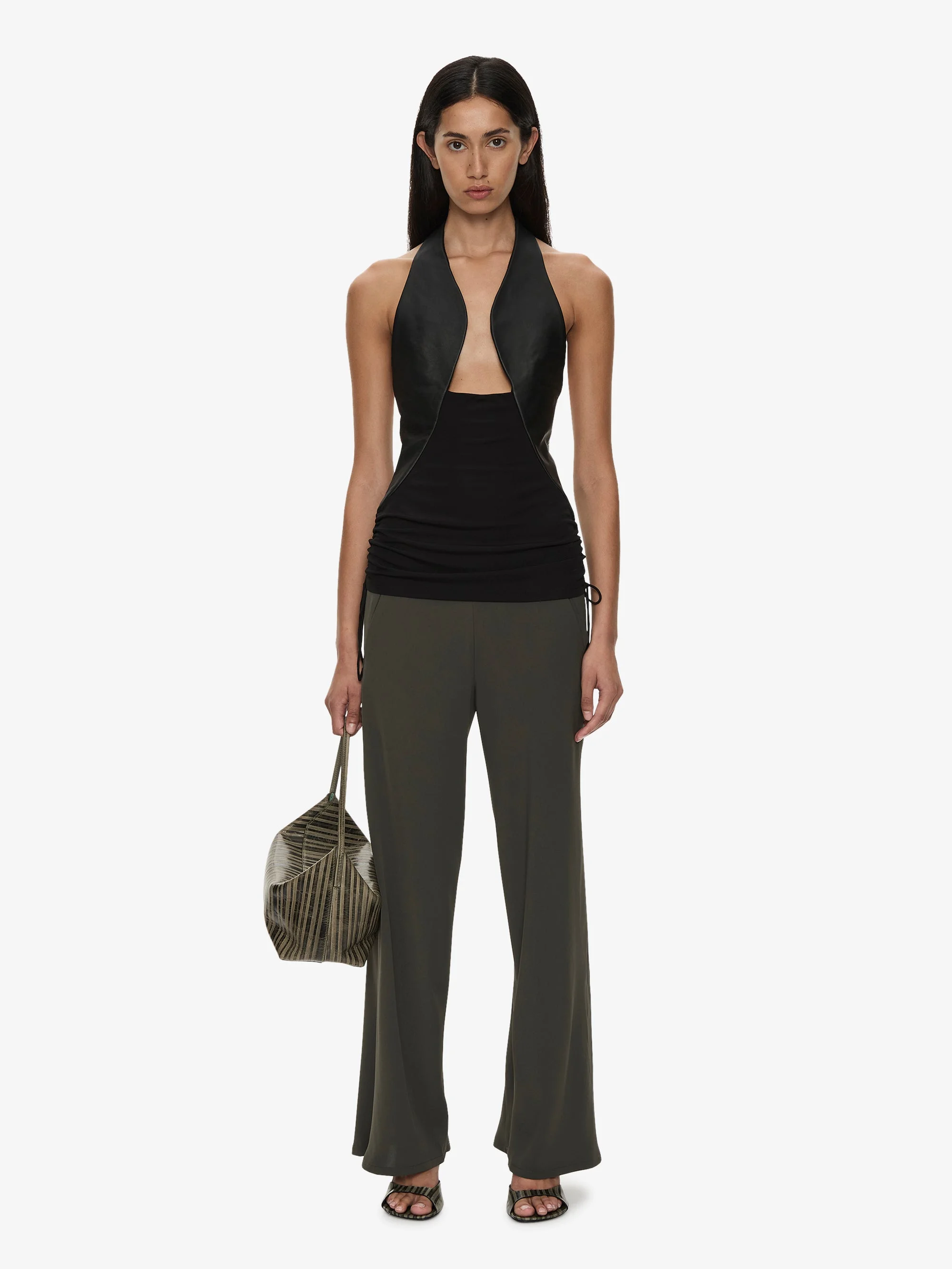 Bias Crepe Trouser - 1
