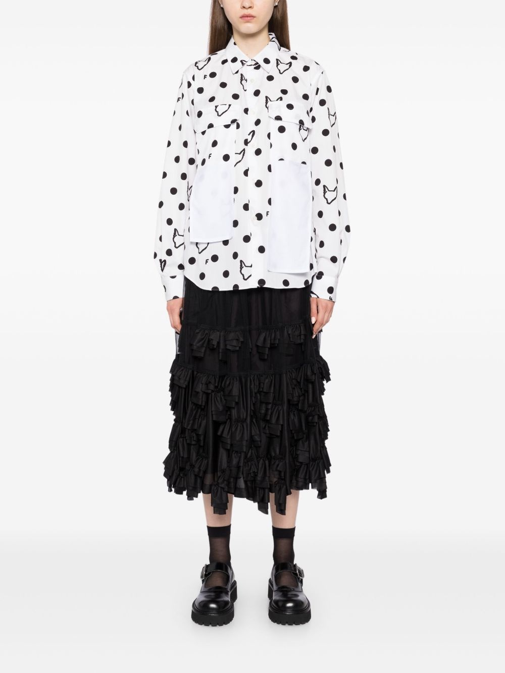 polka-dots shirt - 3