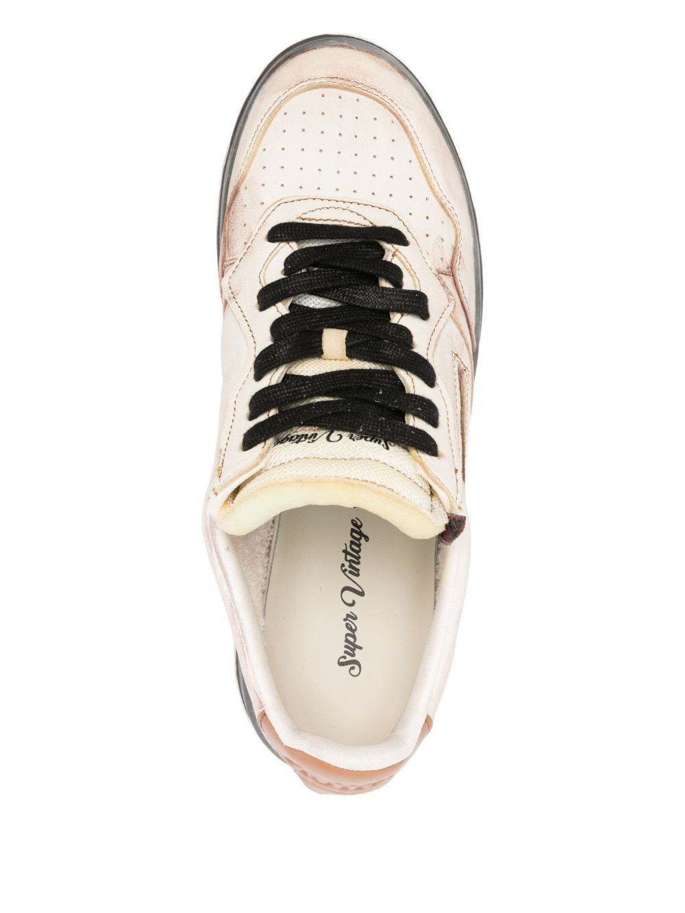 Medalist distressed leather sneakers - 3