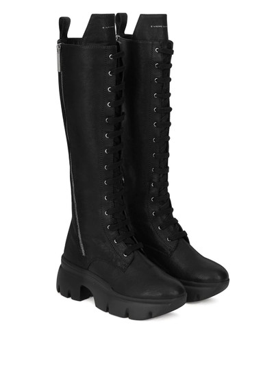 Giuseppe Zanotti knee-high lace-up boots outlook