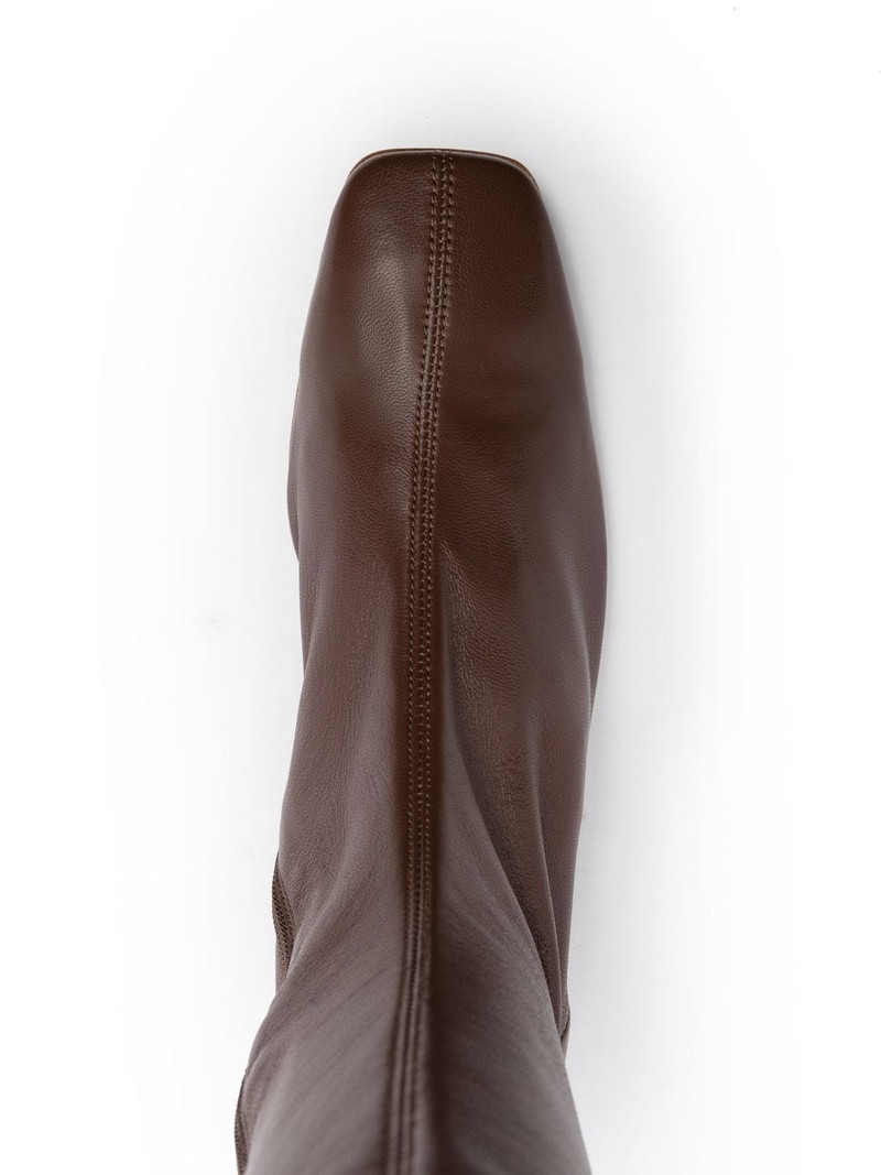 square-toe knee-length boots 4