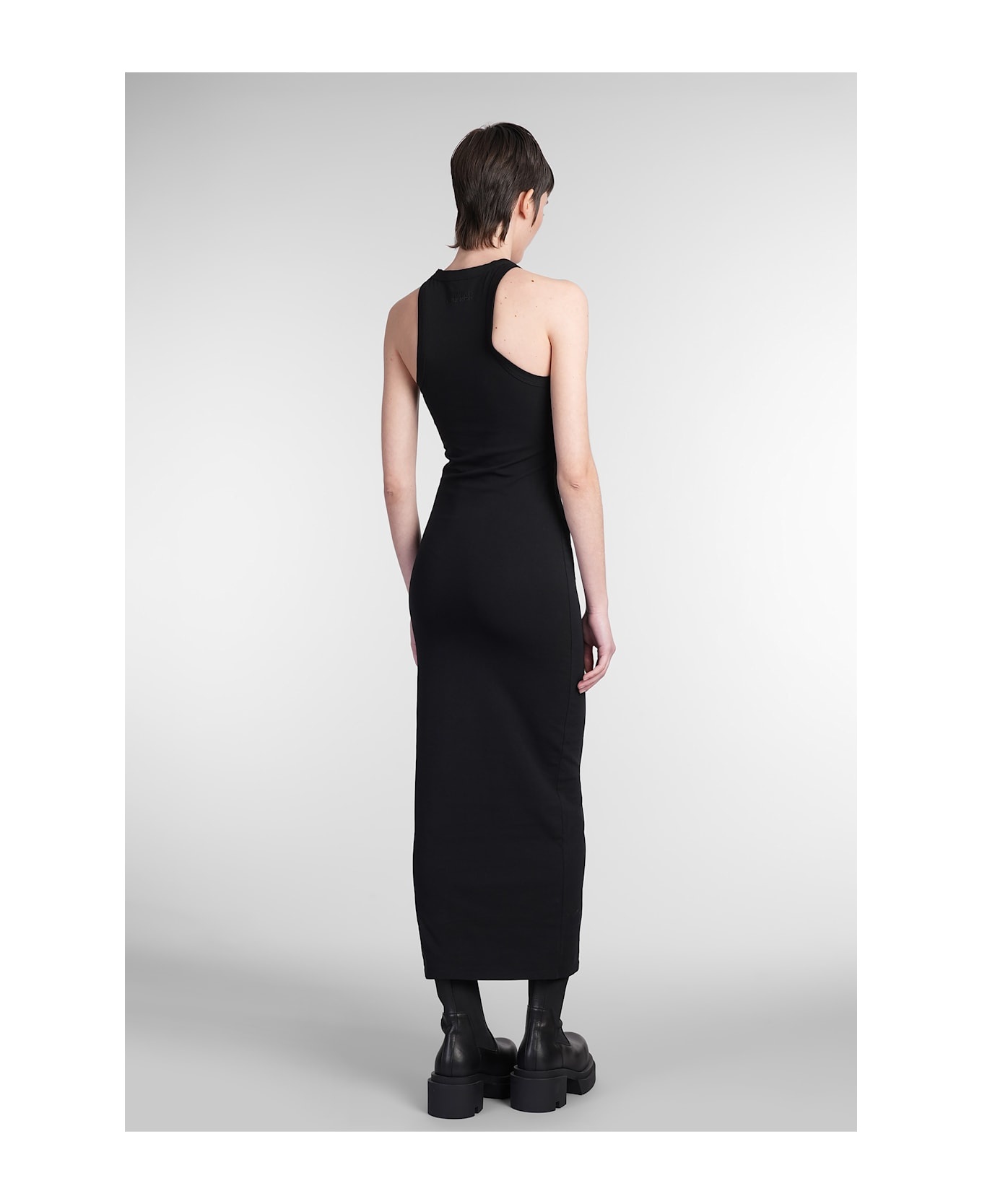 Dress Woman In Black Cotton - 3