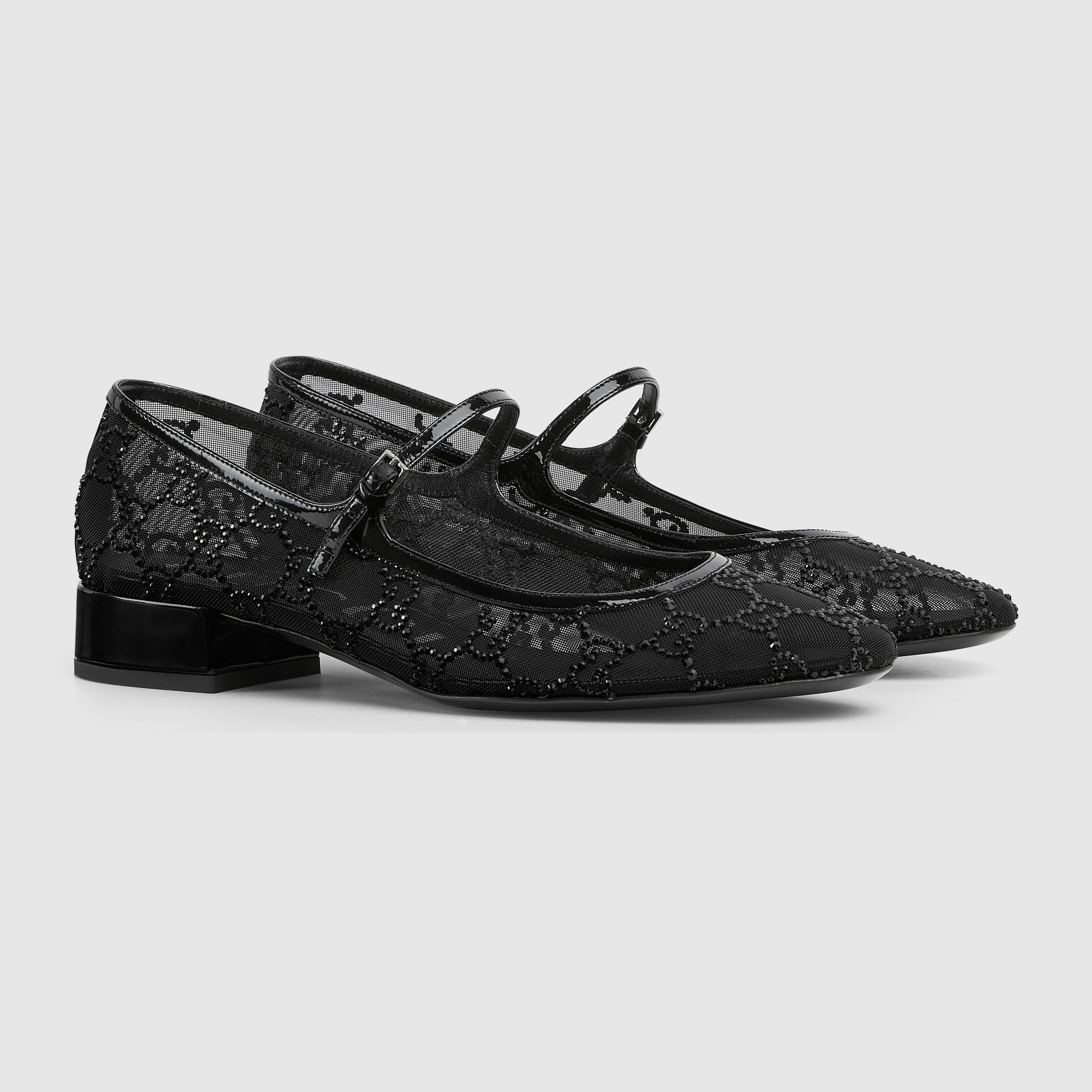 Women's GG crystal ballet flat - 2