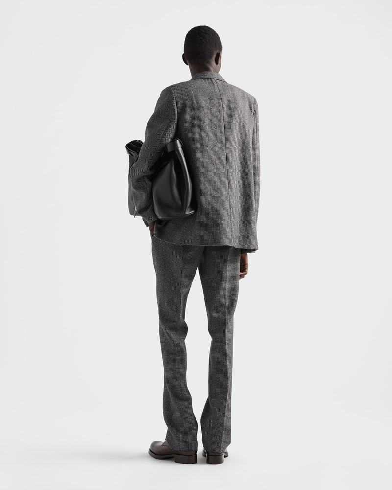 Single-breasted wool jacket 5