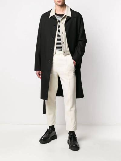 AMI Paris unstructured belted car coat outlook