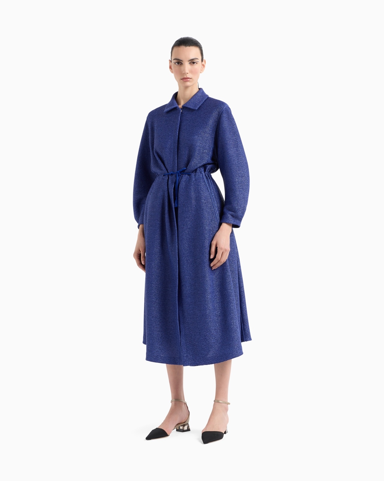 LIGHTWEIGHT RAFFIA COAT - 2