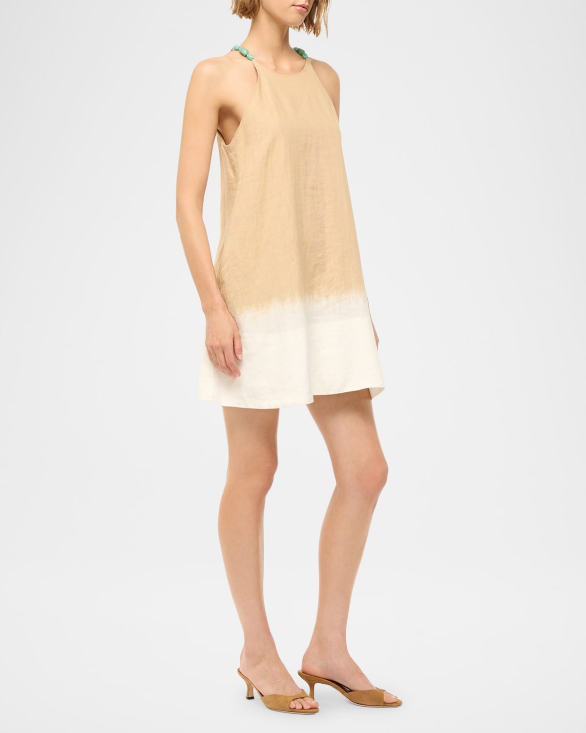 Cabo Tie-Dye Linen Dress - 4
