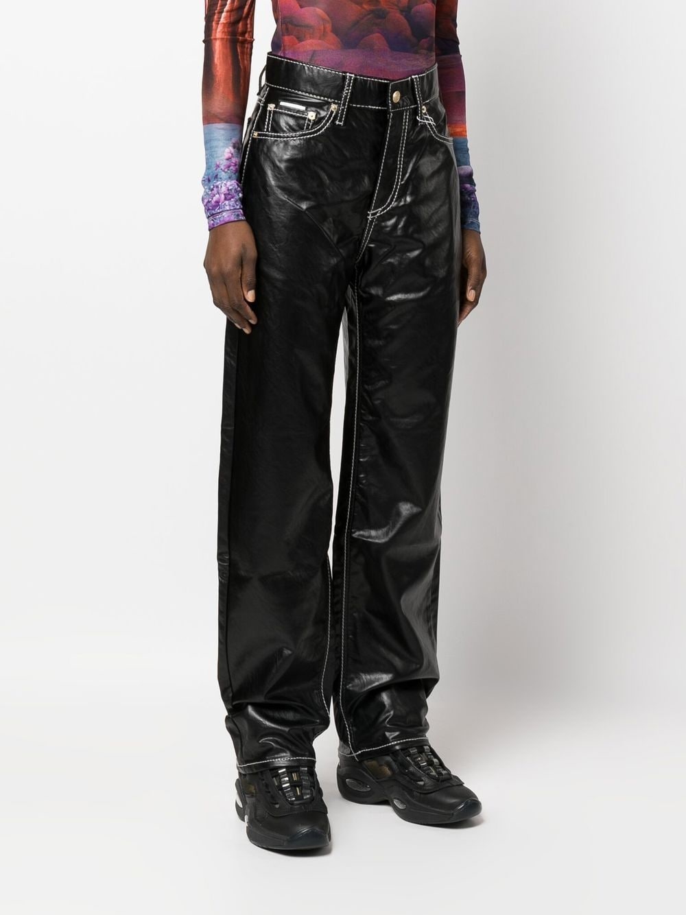 EYTYS Benz vegan-leather trousers | REVERSIBLE