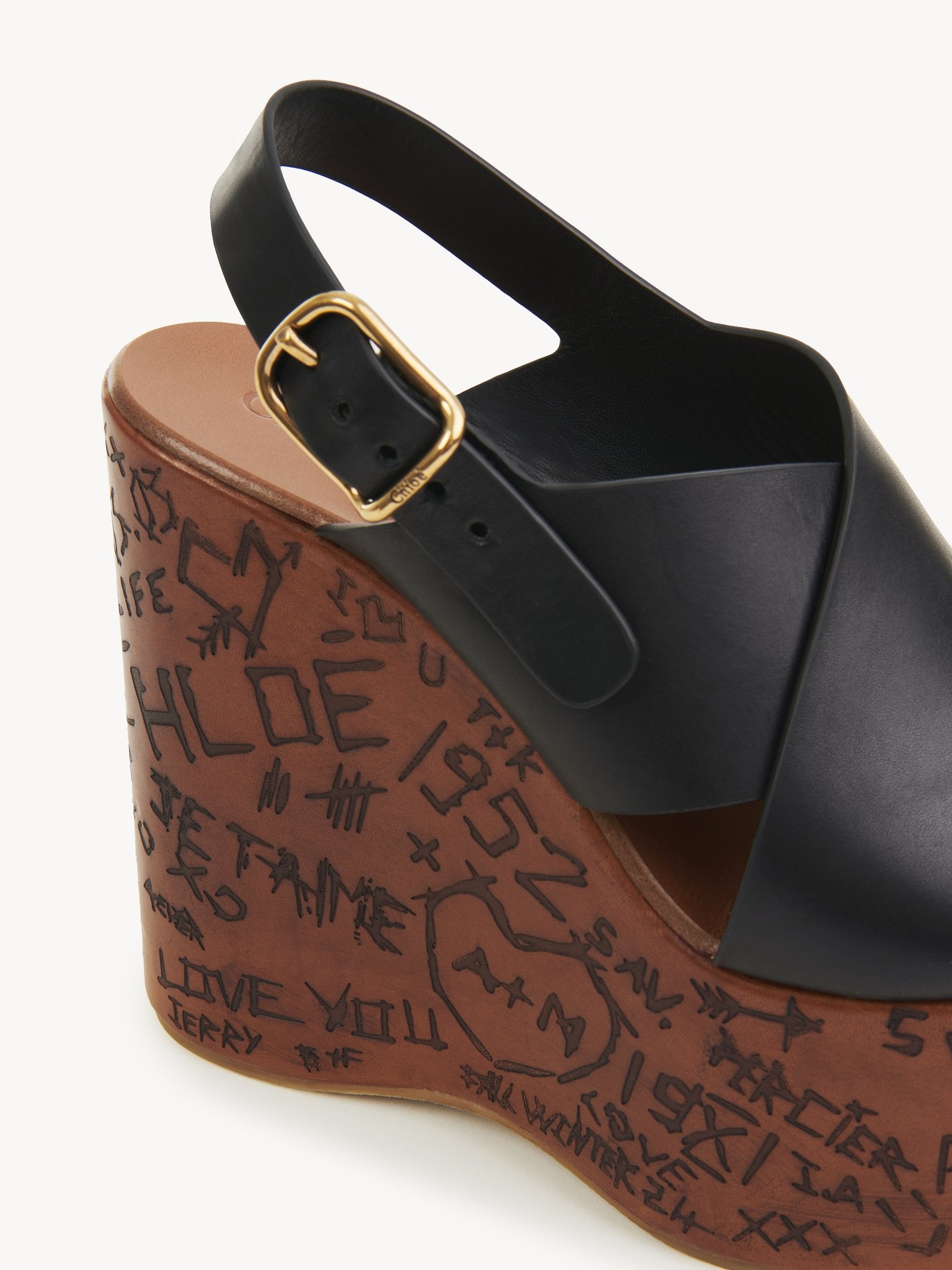 Chloé MAXIME WEDGE SANDAL | REVERSIBLE