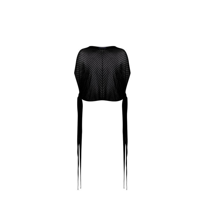 Striped Side-Tie Top 1